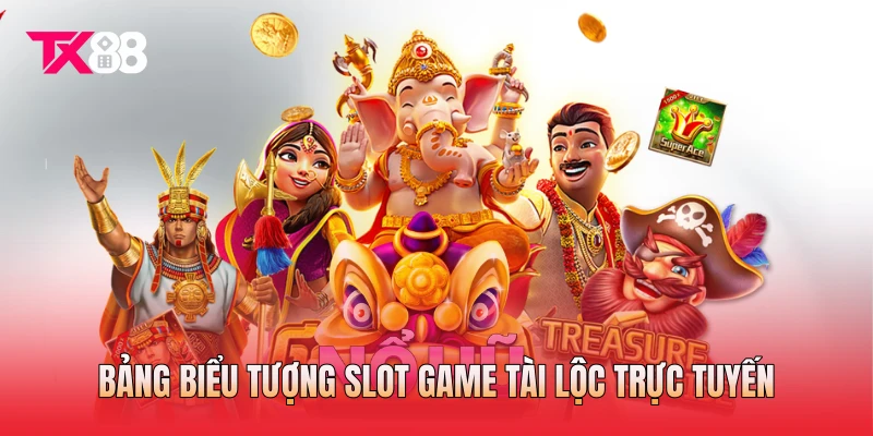 Bảng biểu tượng slot game tài lộc trực tuyến
