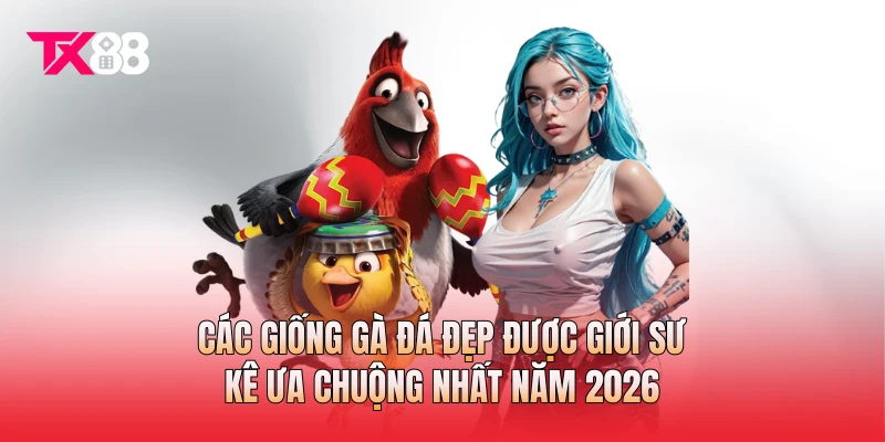 Các Giống Gà Đá Đẹp Được Giới Sư Kê Ưa Chuộng Nhất Năm 2026