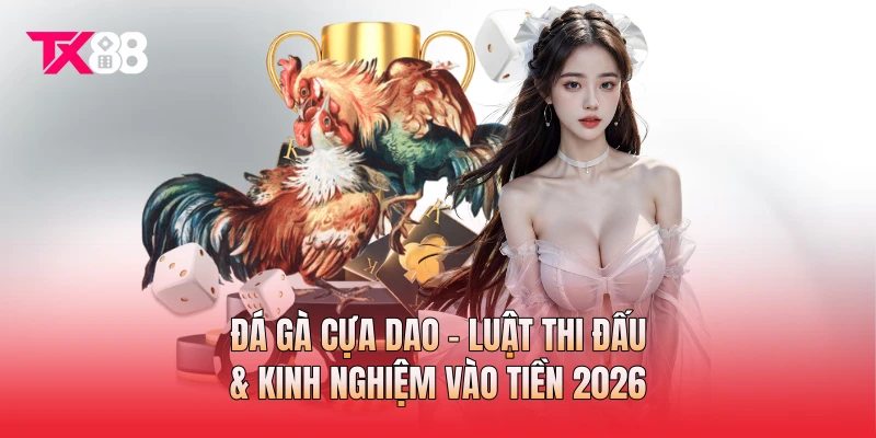 Đá Gà Cựa Dao - Luật Thi Đấu & Kinh Nghiệm Vào Tiền 2026