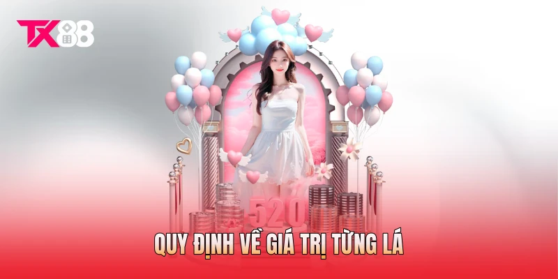 Quy định về giá trị từng lá
